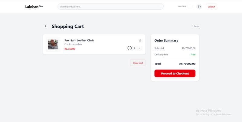 Lakshan Home Collection – E-commerce Website screenshot 1