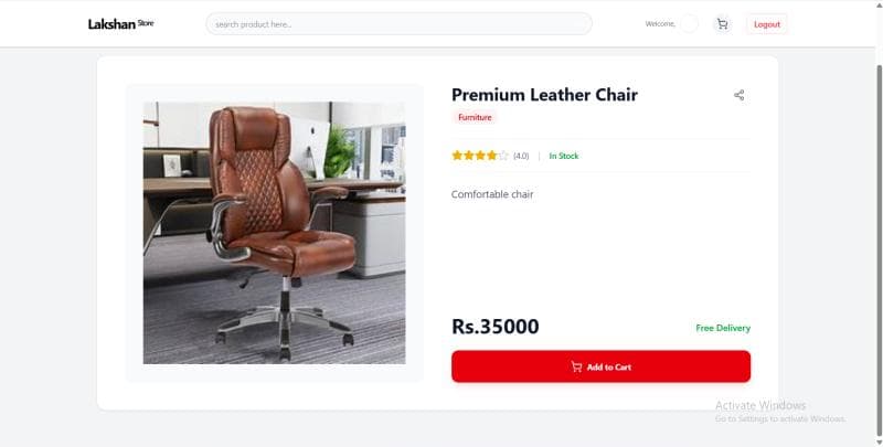 Lakshan Home Collection – E-commerce Website screenshot 2