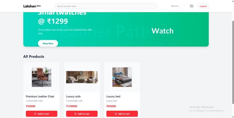 Lakshan Home Collection – E-commerce Website screenshot 3